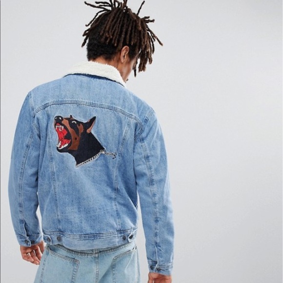 obey denim shirt